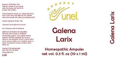 Galena Larix Ampules.jpg Galena Larix Ampules - Galena Larix Ampules
